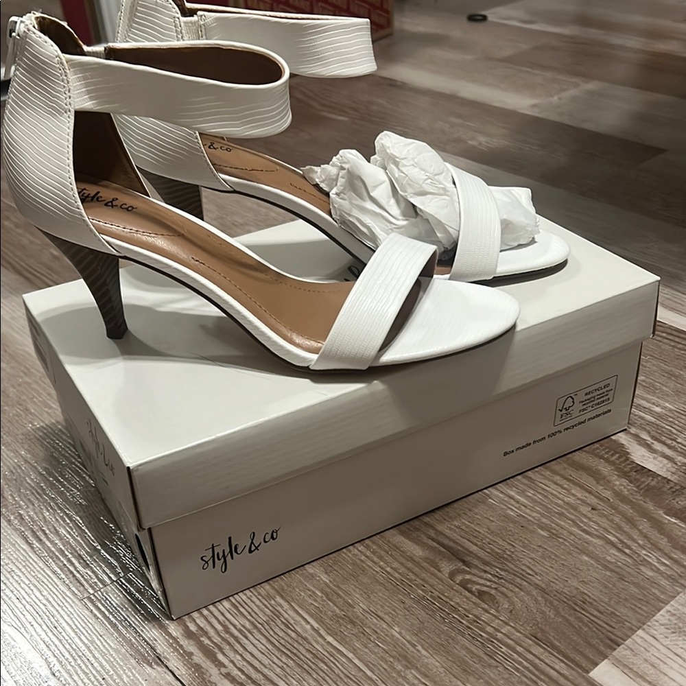 Style & Co. PAYCEE WHITE TEXTURE